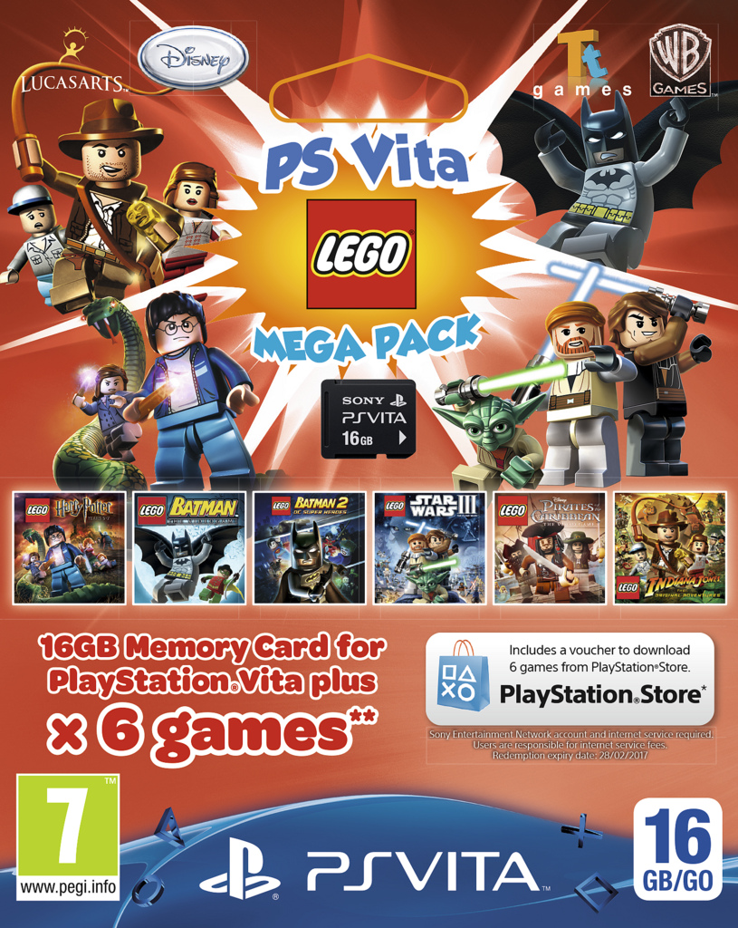 PS Vita LEGO Mega Pack поступит в продажу этой весной