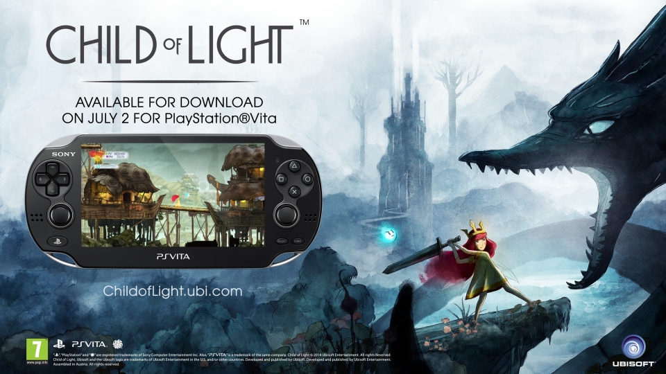Child of Light появится на PS Vita в июле + трейлер
