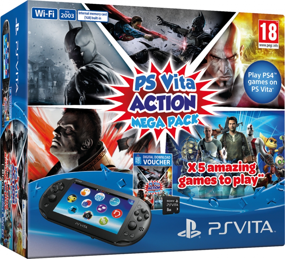Официальный анонс Action Mega Pack c PS Vita Slim