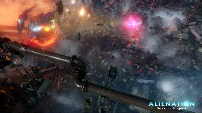 Новые скриншоты из пре-альфа версии Alienation для PlayStation 4