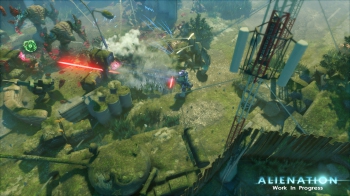 Новые скриншоты из пре-альфа версии Alienation для PlayStation 4