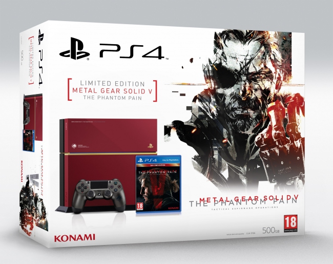 Konami анонсировала бандл PlayStation 4 Metal Gear Solid: The Phantom Pain Limited Edition для Европы