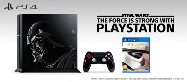 Лимитированное издание PS4 с Дартом Вейдером и два бандла PS4 Star Wars появятся в ноябре