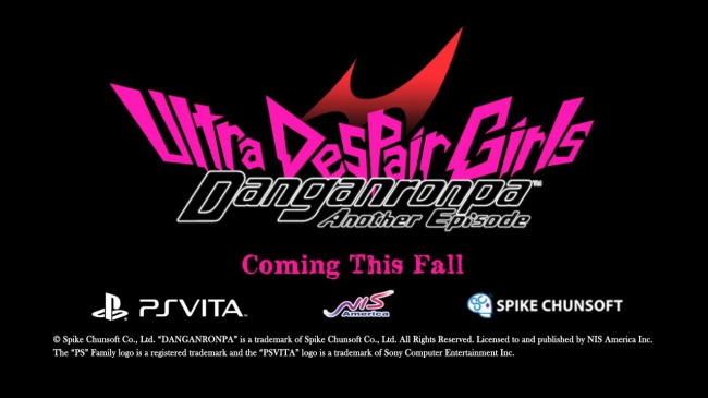 Релизный трейлер Danganronpa Another Episode: Ultra Despair Girls