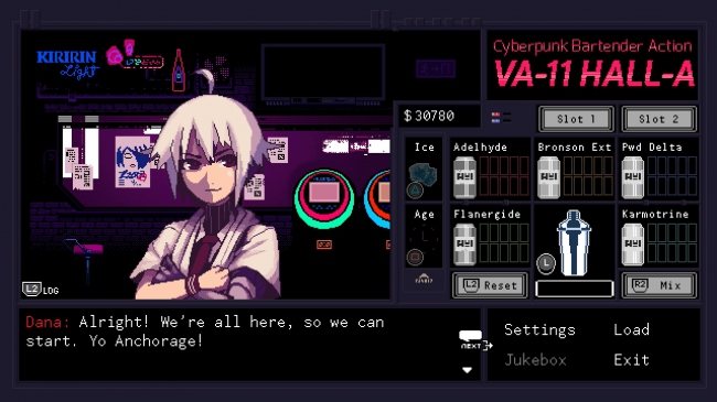    VA-11 Hall-A: Cyberpunk Bartender Action  PS4