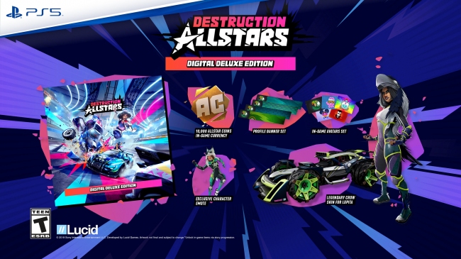 ,       Destruction AllStars  PlayStation 5