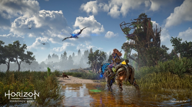 В сети были опубликованы скриншоты PS4-версии Horizon Forbidden West
