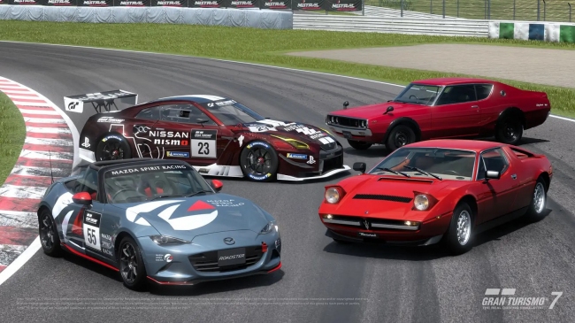   Gran Turismo 7    Maserati Merak SS, Mazda Roadster NR-A    