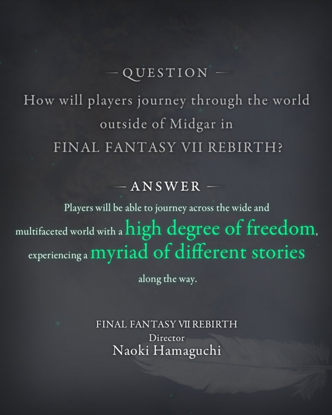    ,      Final Fantasy VII Rebirth