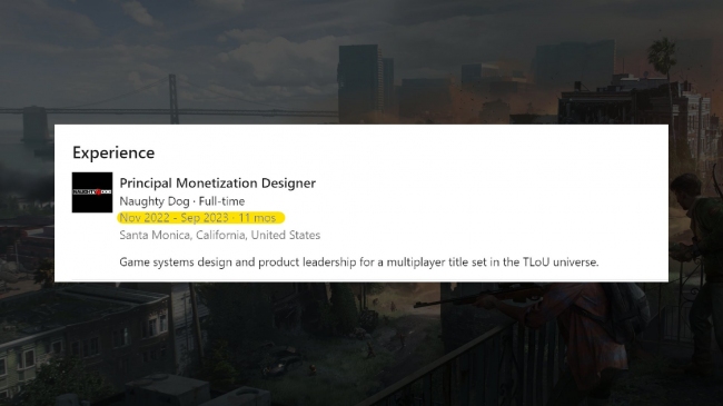 ,        The Last of Us,  Naughty Dog