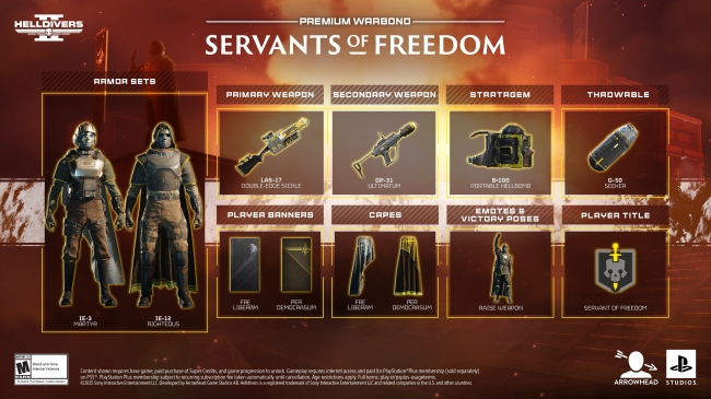      Servants of Freedom   Helldivers 2   