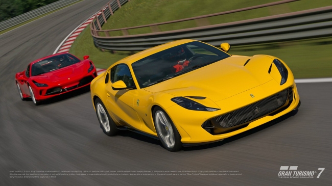 Ferrari 812 Superfast, Chevrolet Corvette Z06 (C5)       Gran Turismo 7
