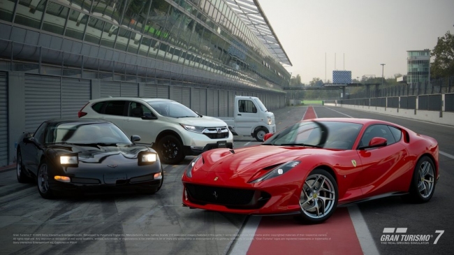 Ferrari 812 Superfast, Chevrolet Corvette Z06 (C5)       Gran Turismo 7