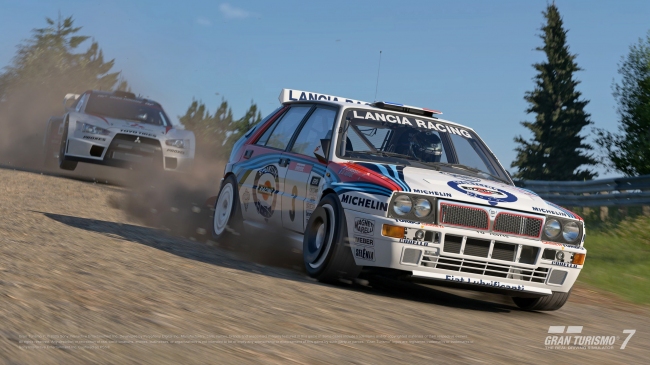  Lancia Delta HF,    GT Caf&#233;       Gran Turismo 7