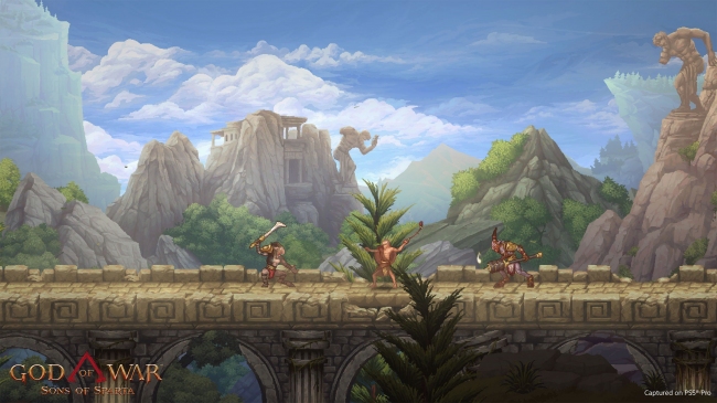 ������� ������ � ���������� ���� � ����������������� �������� � God of War: Sons of Sparta