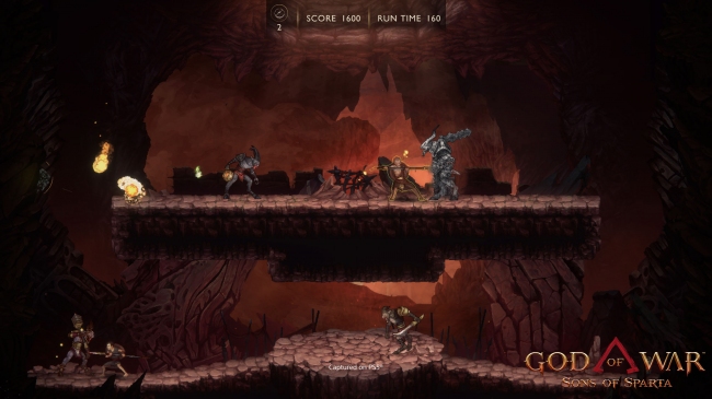 ����� ��������� � ������������� ����� � God of War: Sons of Sparta