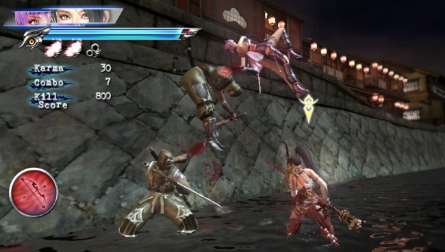 ������� �����, �������� ������ ������� � Ninja Gaiden Sigma 2 Plus ��� PS Vita