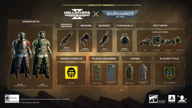 ����� ���������� Helldivers 2 X Warhammer 40.000 ������ �������� 12 �������